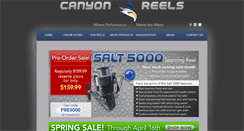 Desktop Screenshot of canyonreels.com